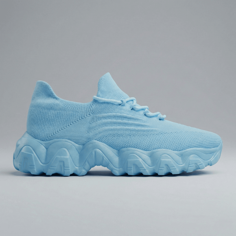 Orthopedic Sneakers with Arch Support - Pastel Blue
