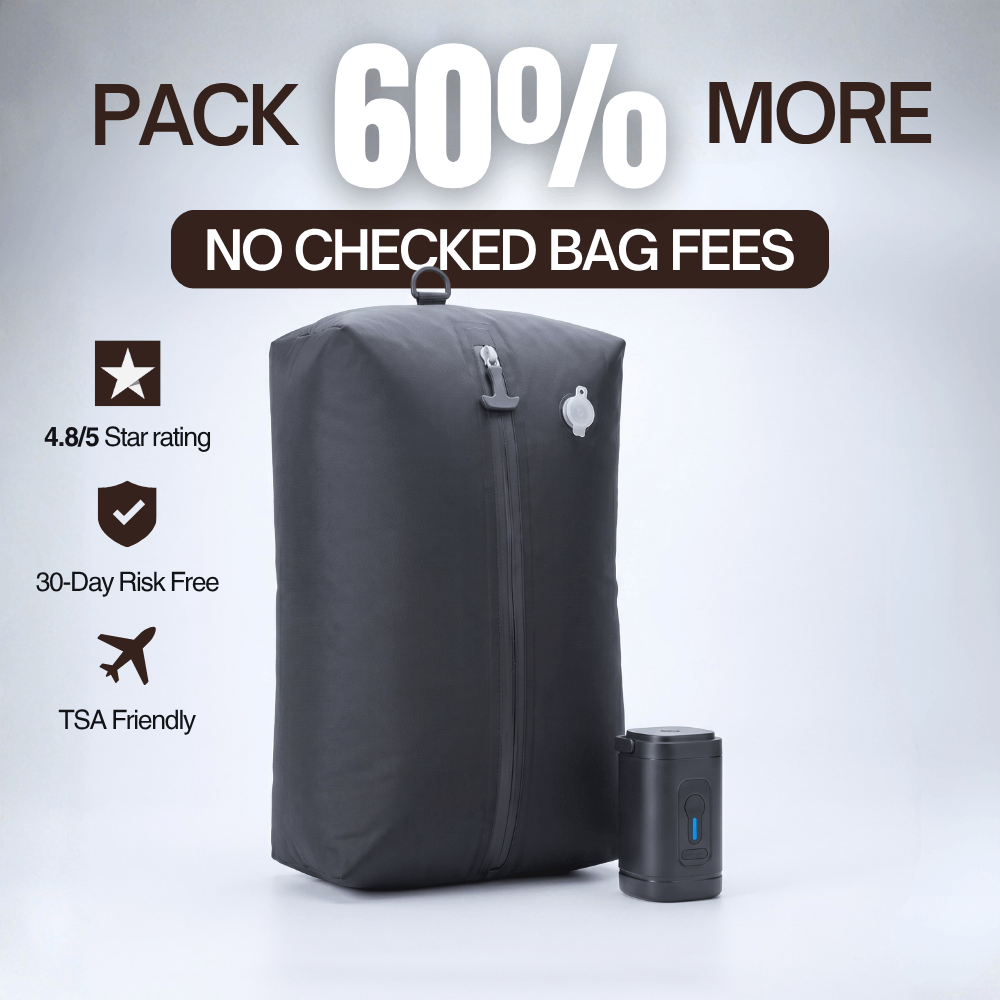AirPack™ Pro – vakuový kompresní cestovní vak
