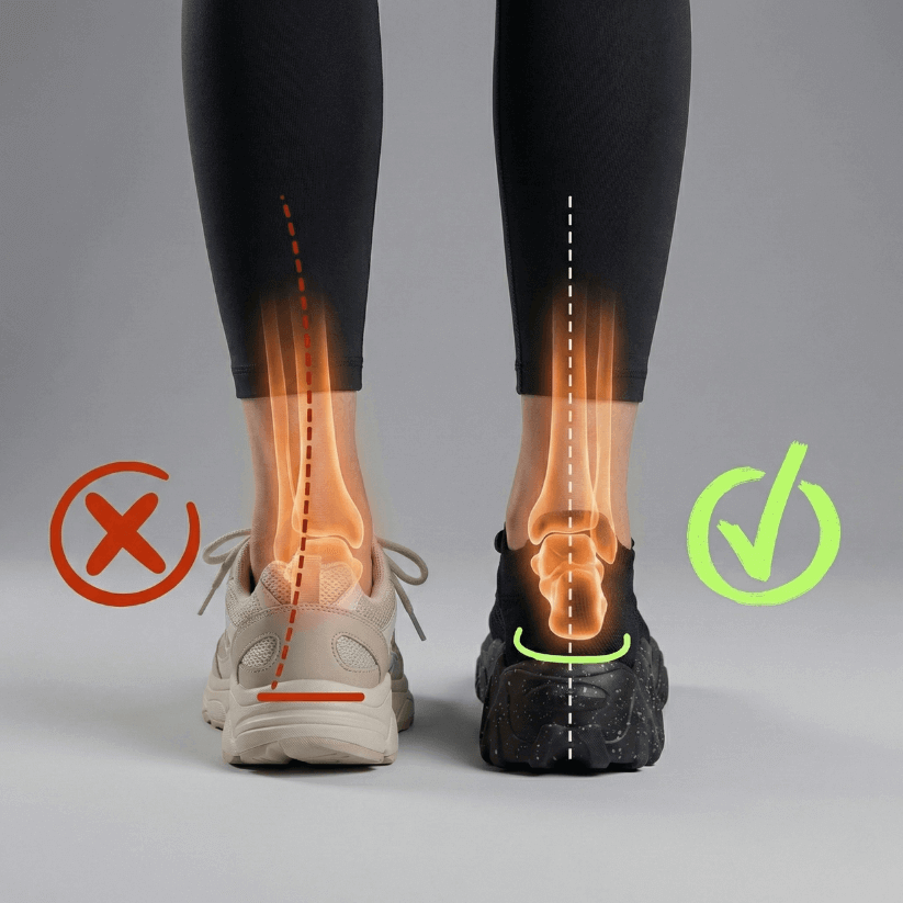 Orthopedic Sneakers with Arch Support - White