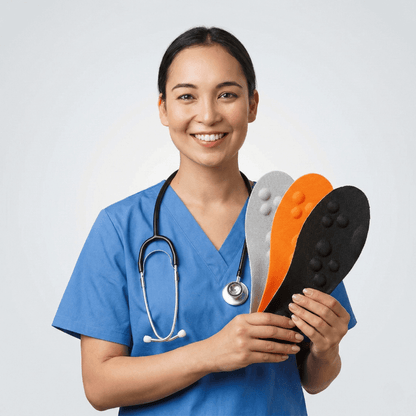 Orthopedic comfort insoles – All-day support and relief