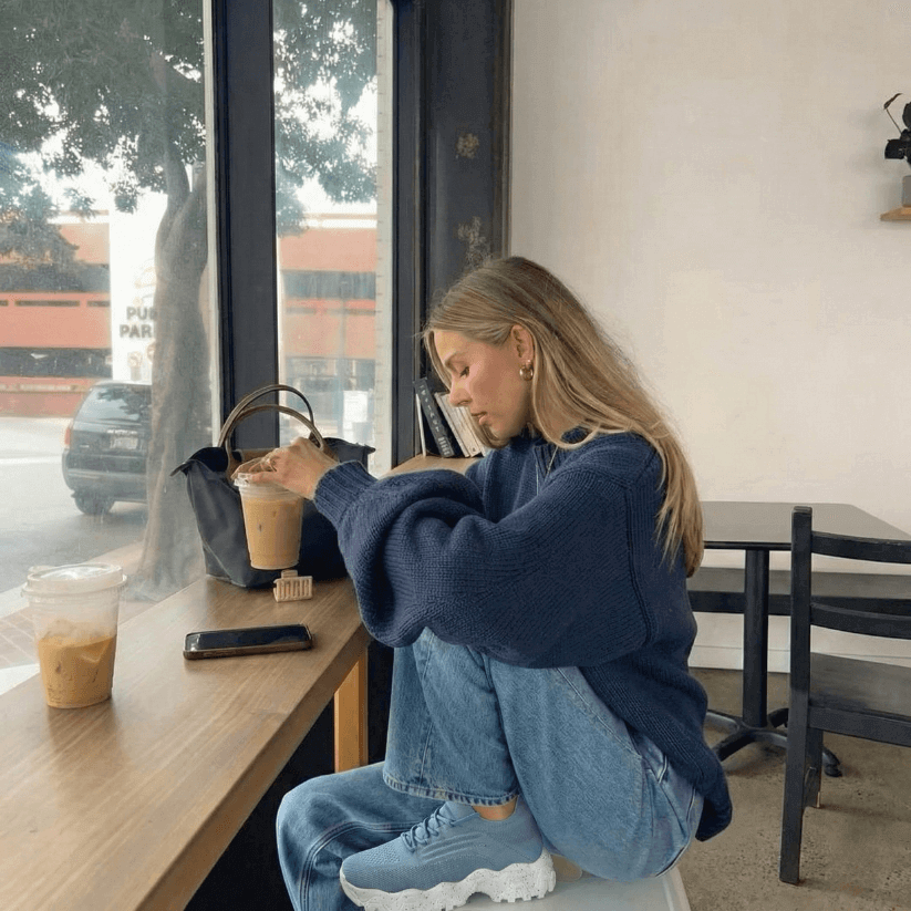 Orthopedic Sneakers with Arch Support - Sky Blue