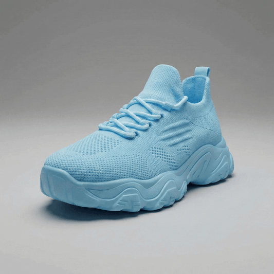 Orthopedic Sneakers with Arch Support - Pastel Blue