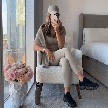 Orthopedic Sneakers with Arch Support - Black