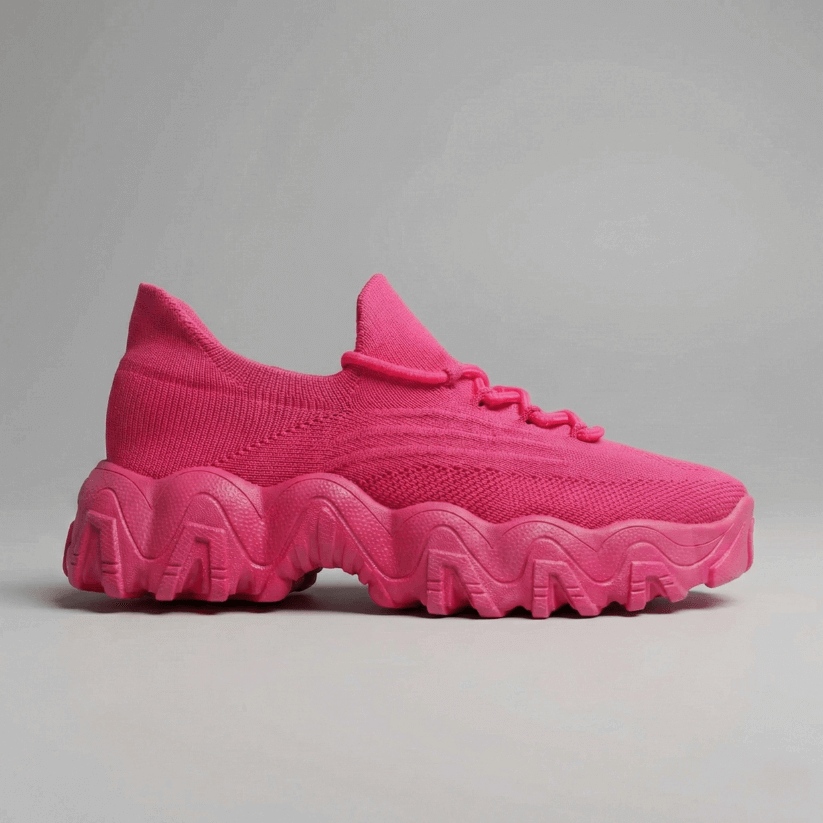 Orthopedic Sneakers with Arch Support - Barbie Pink