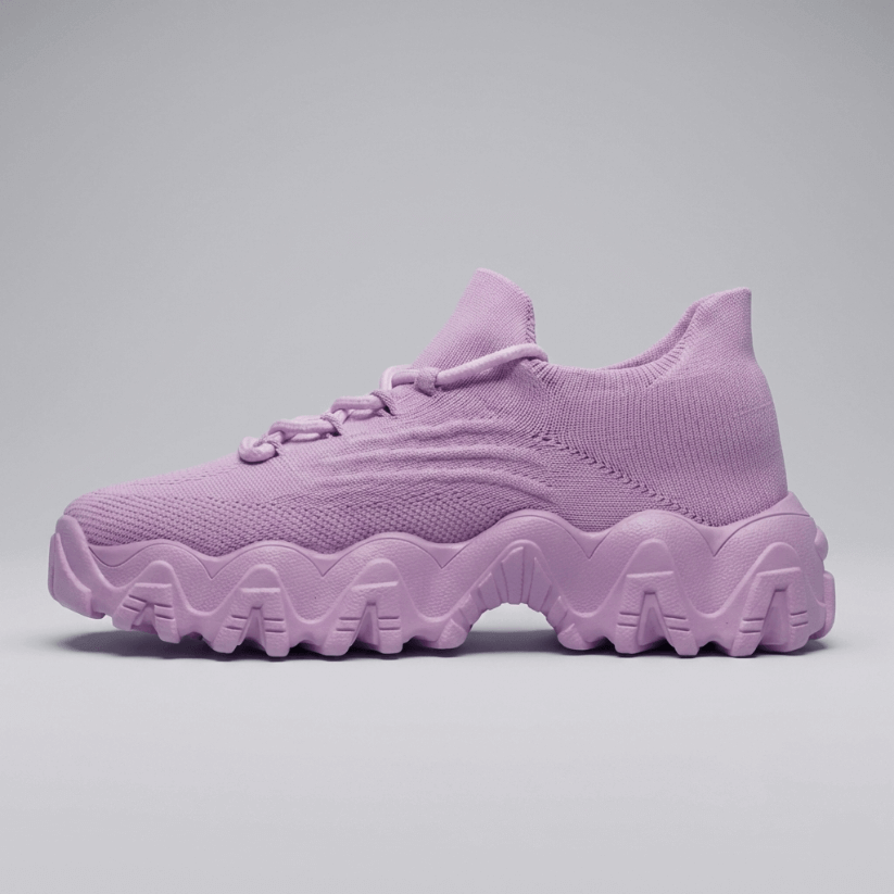 Orthopedic Sneakers with Arch Support - Pastel Purple