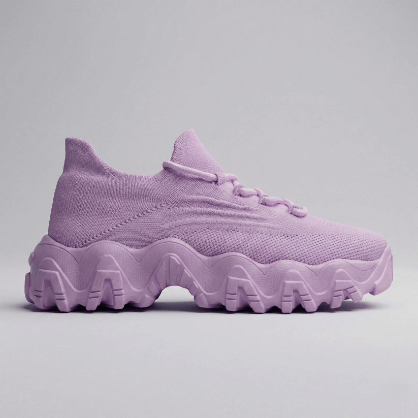 Orthopedic Sneakers with Arch Support - Pastel Purple